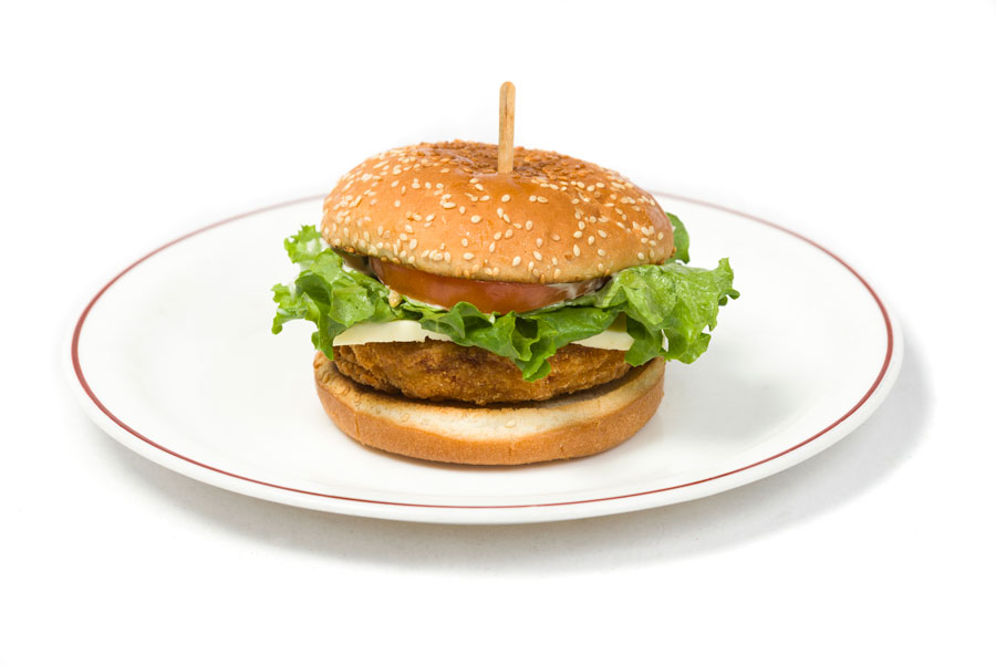 Hamburger de Poulet Pané